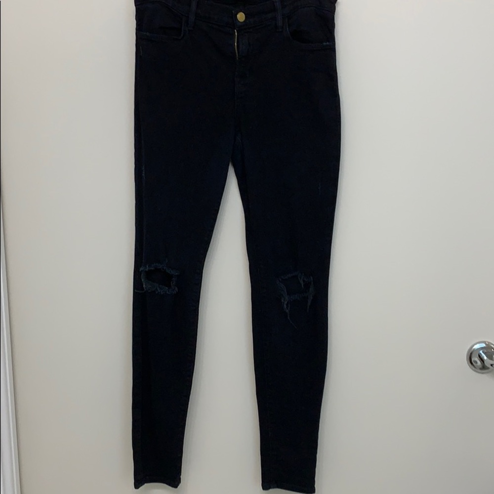 Jbrand ripped skinny jeans